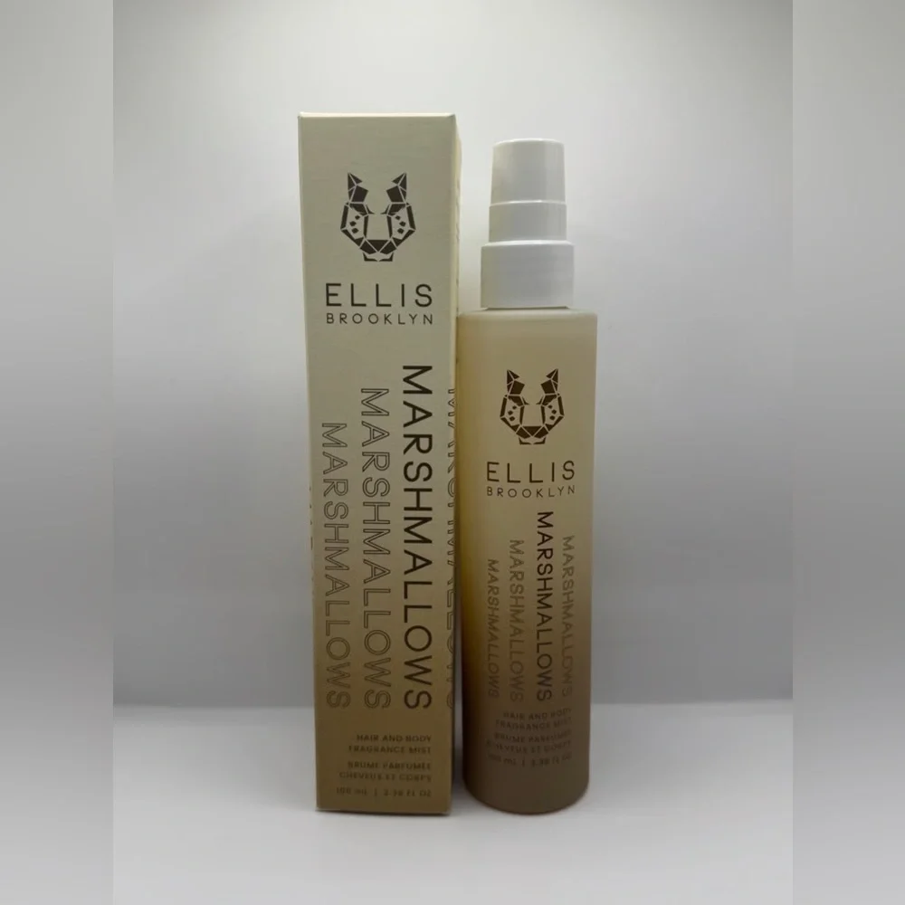 Ellis Brooklyn Marshmallows Hair Body Fragrance Mist 100ml NWT Vanilla Gourmand